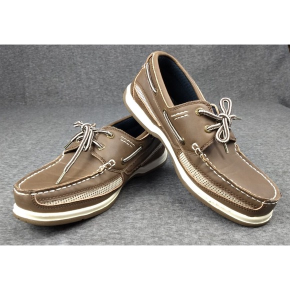 Island Surf Company Other - Island Surf Co Boat Deck Shoes Cod Dark Brown Men's 8M Lace Up Round Toe Cushion
